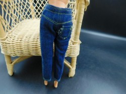 barbie label jeans back